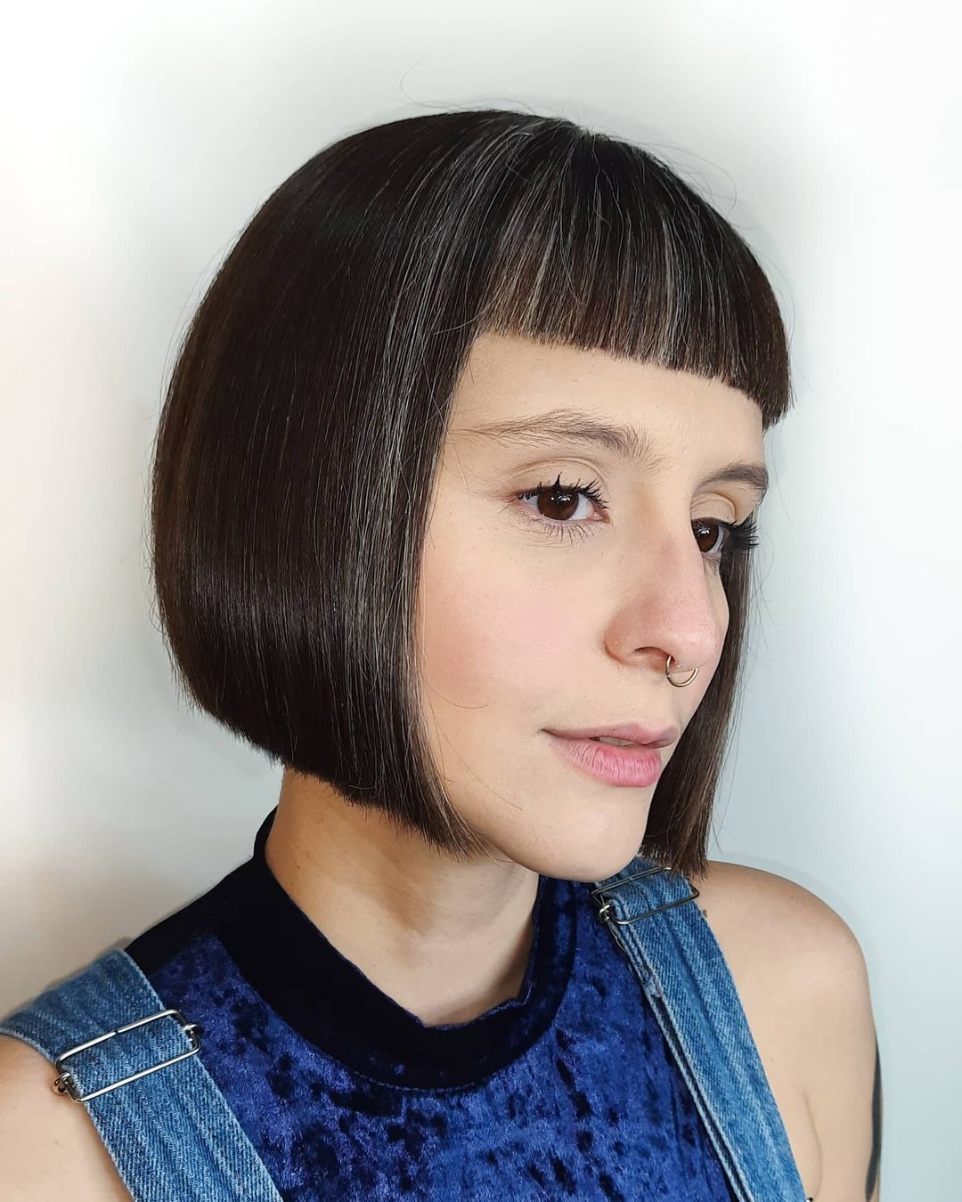 Polished Jaw-length Bob for Long Faces