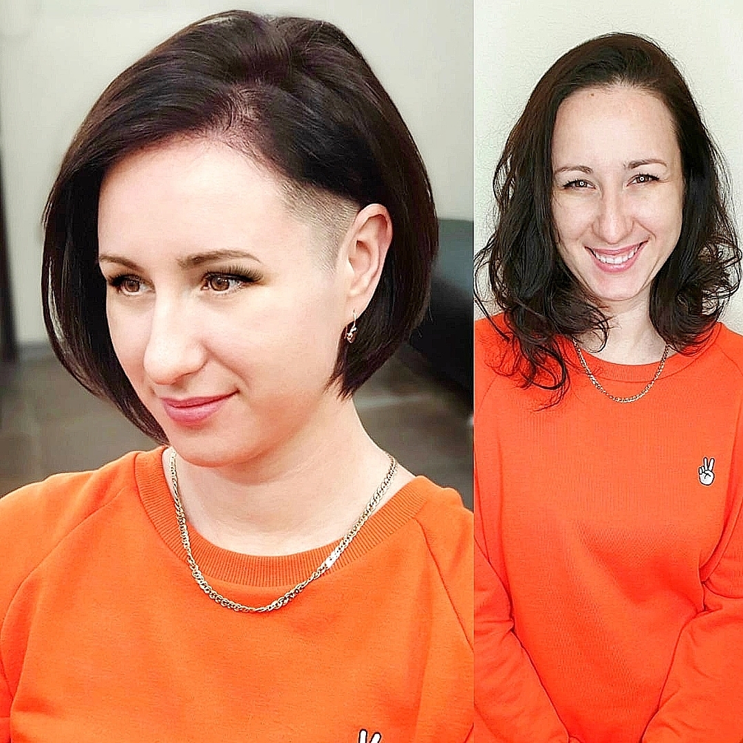 Asymmetrical Short Undercut Bob